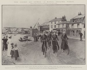 A corte em Cowes, um partido real do ciclismo